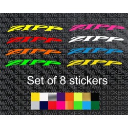 Zipp logo sticker for Bicycle rims in custom colors 
