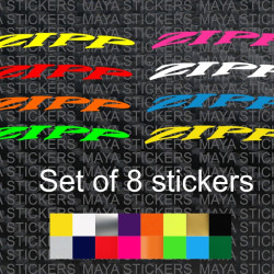 Zipp logo sticker for Bicycle rims in custom colors 