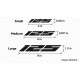 125 sticker for KTM 125 Duke and other 125 cc motorcycles  ( Pair of 2 )