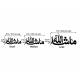 Mashallah arabic caligraphy decal sticker for cars, bikes, laptops, wall