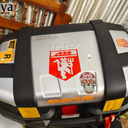 Manchester United Red devil logo stickers  in custom colors and sizes 