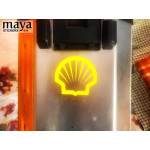 Shell logo decal stickers for cars, bikes and helmets ( Pair of 2 stickers )