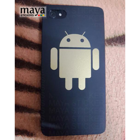 Android old logo sticker for mobiles, tabs, laptops