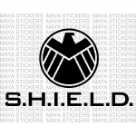 Avengers shield logo sticker for cars, bikes, laptop, helmets