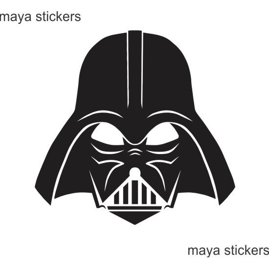 Starwars logo wall sticker 55x30cm 22x12 inch Star wars Darth Vader Transfer 