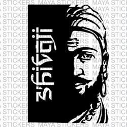 Shivaji Maharaj sticker for Cars, bikes and laptop