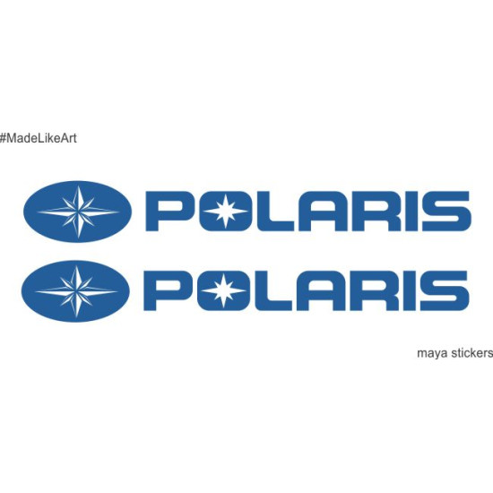 Polaris logo  sticker / decal for ATVs, Cars and bikes  