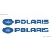 Polaris logo decal buy online India - Pair of 2 logo stickers