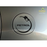 Unique petrol fuel cap sticker / decal for all petrol Cars 