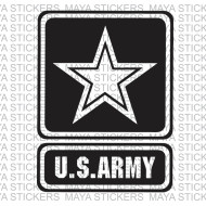 US Army logo decal sticker for Cars, Bikes, Laptop. 
