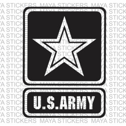 US Army logo decal sticker for Cars, Bikes, Laptop. 