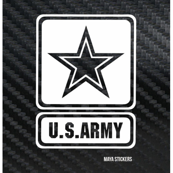 US Army logo decal sticker for Cars, Bikes, Laptop. 