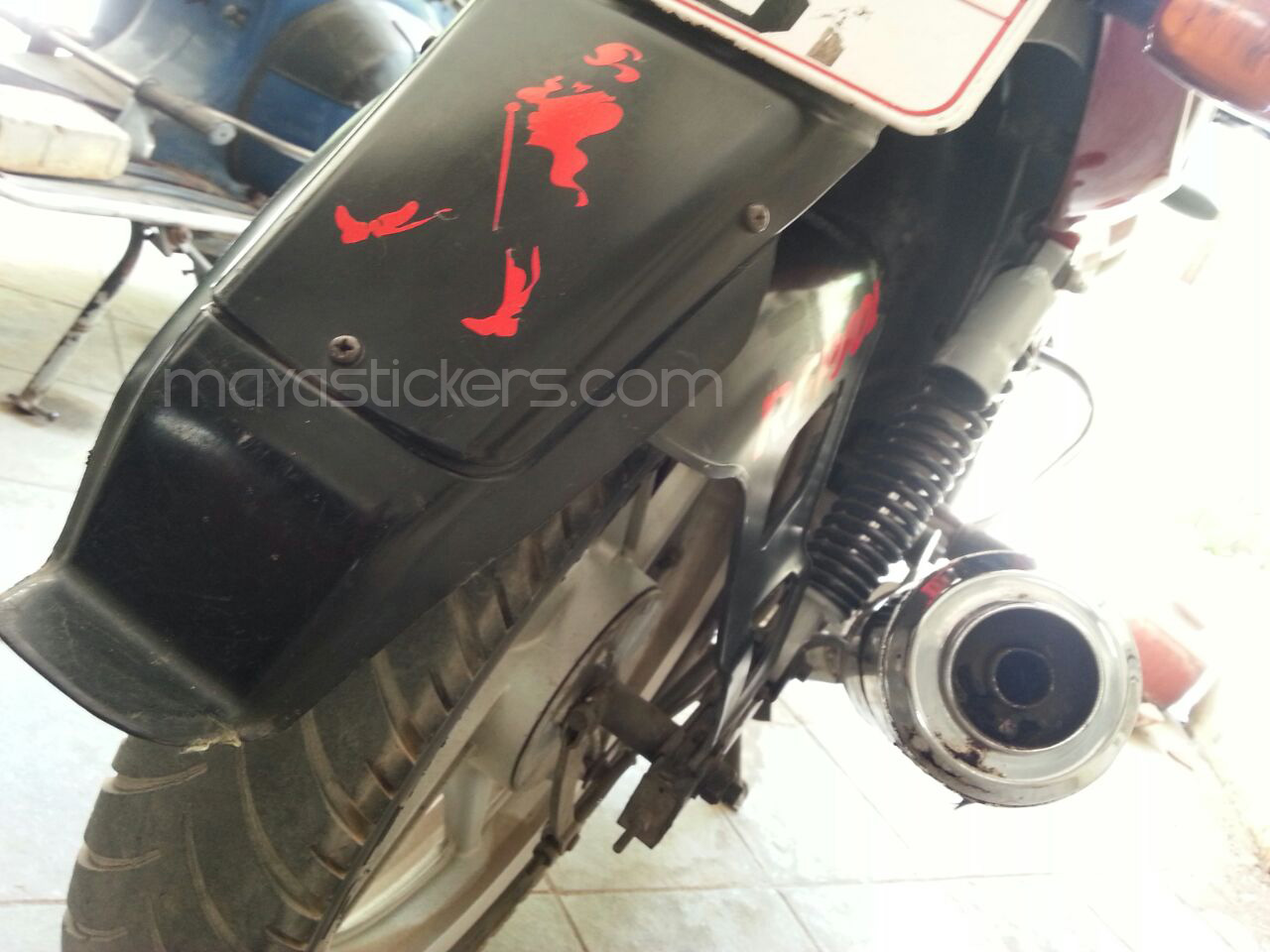 bike back sticker