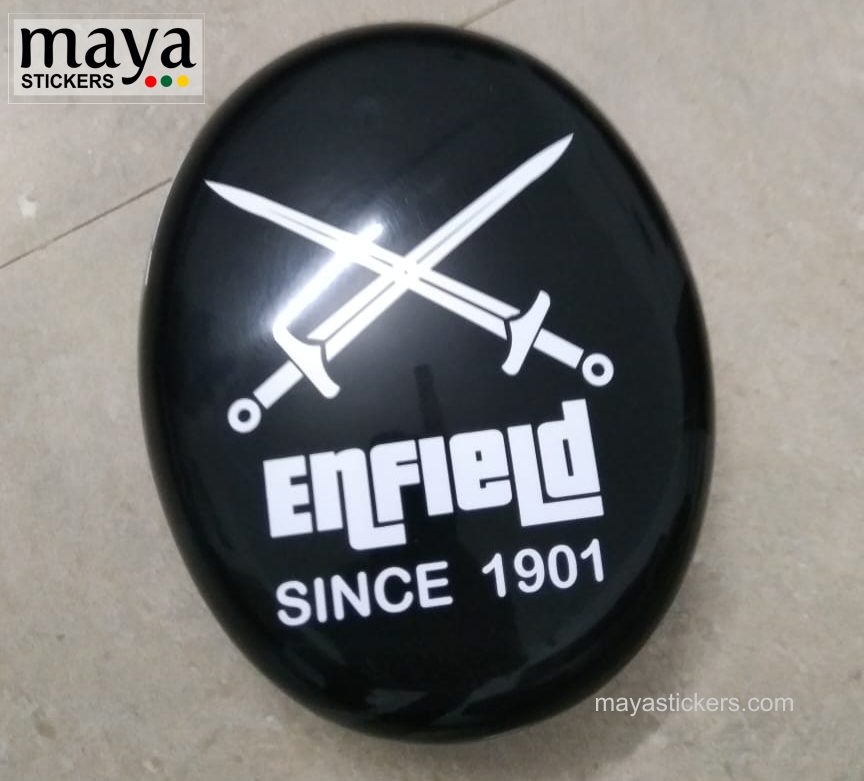 crossed sword enfield sticker