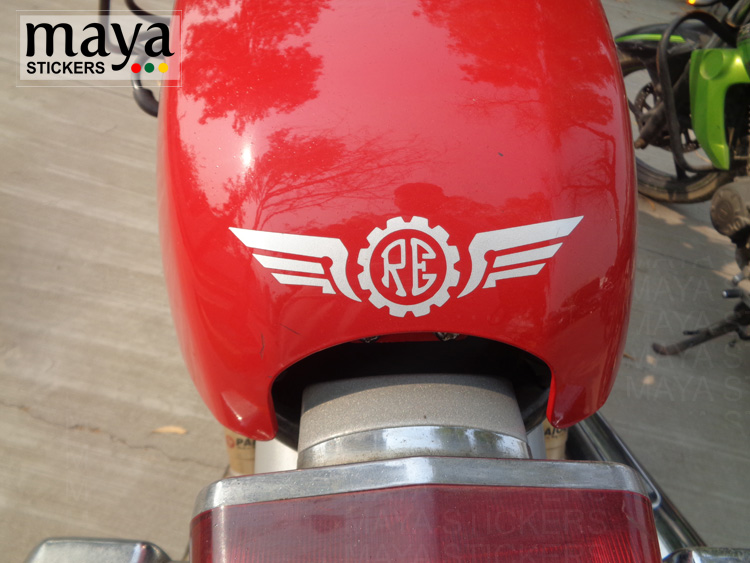 re wings decal for royal enfield continental gt cowl